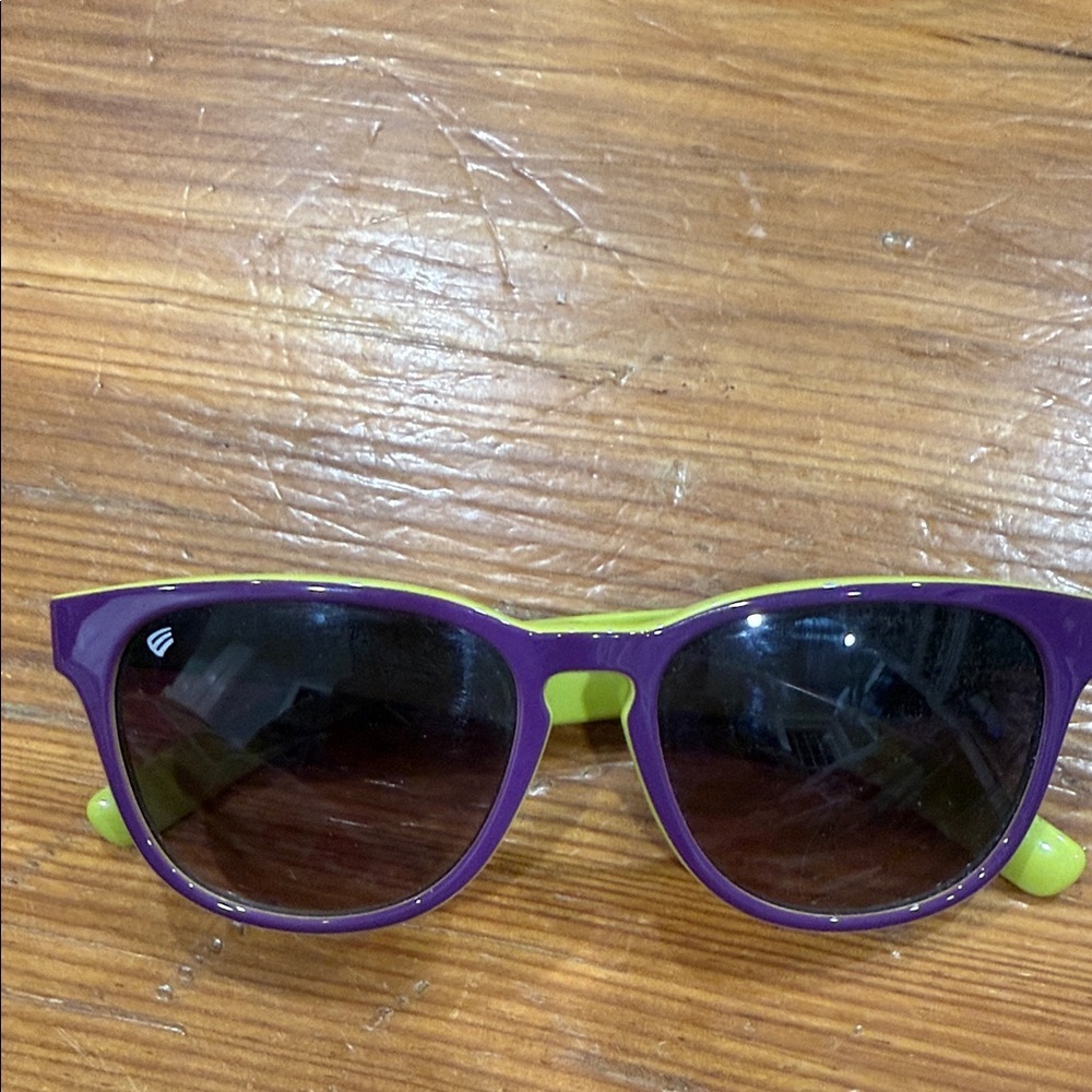 Erroca Lime Green and purple Sunglasses